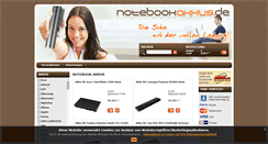 Desktop Screenshot of notebookakkus.de